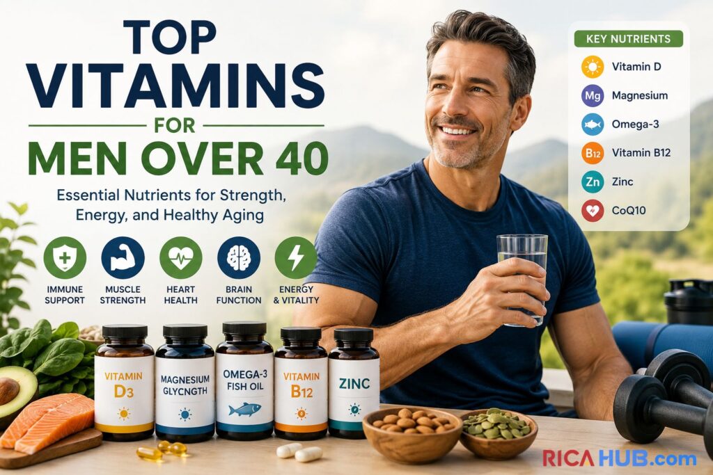 Top Vitamins for Men Over 40